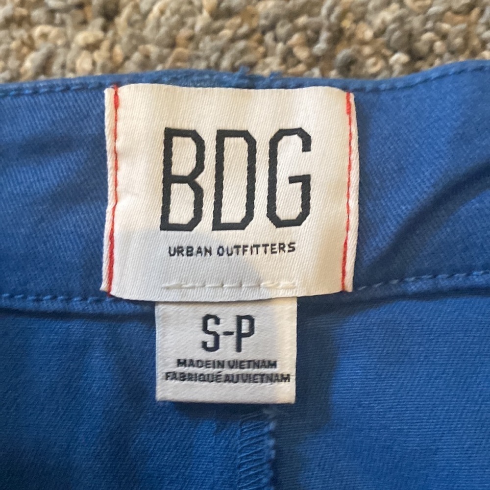 BDG urban outfitters Lara Chino Pocket Mini Skirt | NWT in color BLUE! - Picture 9 of 9